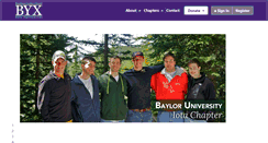 Desktop Screenshot of baylor.betaupsilonchi.org